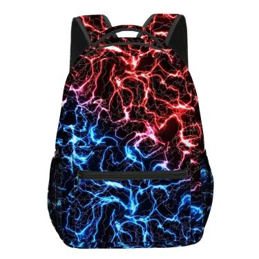 Imagem de Mochila YOZIRIBO Gamer para crianças, crianças e adolescentes, vermelha, azul