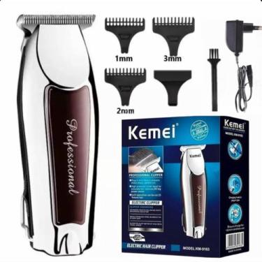 Imagem de Maquina Kemei KM-9164 Cabelo e Barba Profissional - FAZA