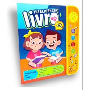 Imagem de Livro Inteligente Com Som Números Letras Português E Inglês - Soberana