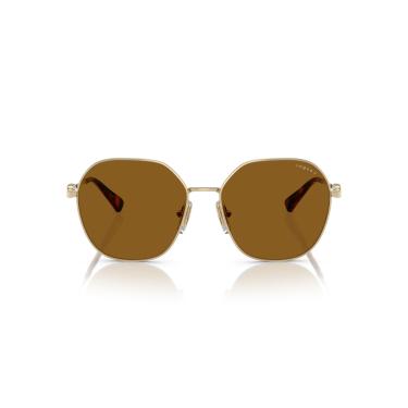 Imagem de Óculos de Sol Vogue Eyewear Polarizado 0VO4318SB 848/83 Tam 55 / Ouro - Lentes Marrom