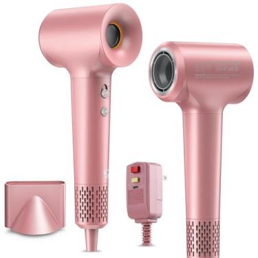 Imagem de Secador de cabelo HZD Secador de cabelo iônico de alta velocidade 1500