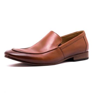 Imagem de Sapato Mocassim Social Loafer Blake Avalon em Couro Caramelo, 42