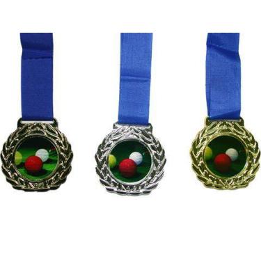 Imagem de Medalhas Jogo com 1 Ouro, 1 Prata e 1 Bronze - Tacolândia
