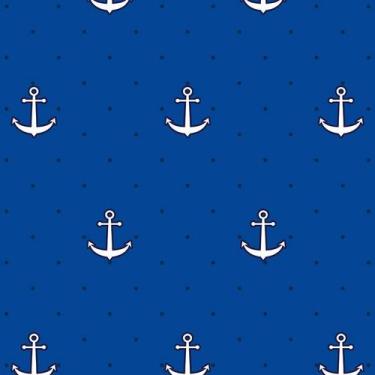 Imagem de Papel de Parede Adesivo Baby Azul Âncoras - 003 - Multimpressão