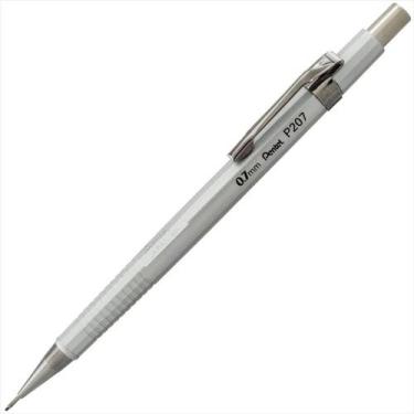 Imagem de Lapiseira Pentel 0.7 P207 prata