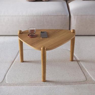 Imagem de Mesa de Centro Orgânica Pé Madeira Complementos - Artesano Móveis