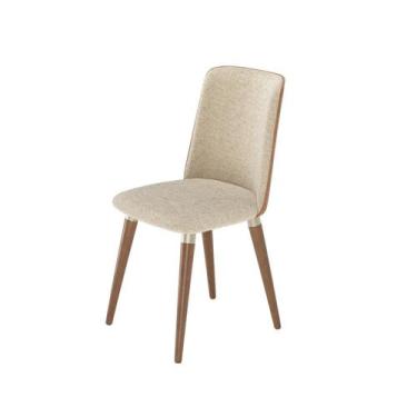 Imagem de Conjunto 2 Cadeiras com Pés de Madeira Natural Dakota 2 Unidade - Natu