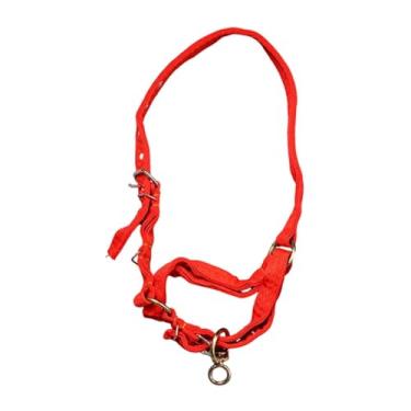 Imagem de UGPLM Cabresto de treinamento de corda para cavalo, equipamento resistente, versátil, focinheira resistente para gado, para passeio em trilha, equestre, L