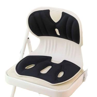 Imagem de Almofada Ergonômica para Cadeira com Suporte Lombar, Assento Estofado, Cores Sortidas
