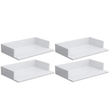 Imagem de Kit 4 Suportes Suspensos Para Micro-Ondas 60X40cm Branco - LYAM DECOR