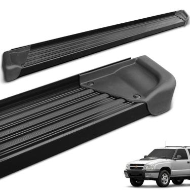 Imagem de Estribo Lateral Blazer 1995 a 2011 Aluminio Preto A3