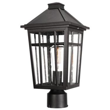 Imagem de Poste de luz externa Darkaway 42cm IP65 Alumínio Preto 110V-220V