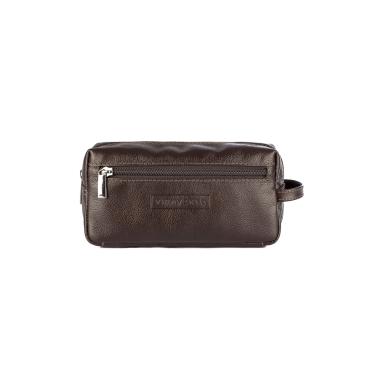 Imagem de Necessaire masculina em couro Daily 10x20x8cm