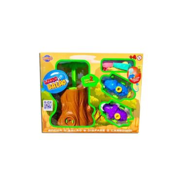 Imagem de Lançador De Carrinho Com Balao Dinossauro - Toyng 45913