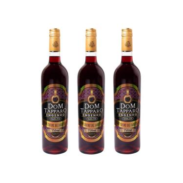 Imagem de Kit Licor Creme de Jabuticaba Dom Tápparo 750ml 3 unidades