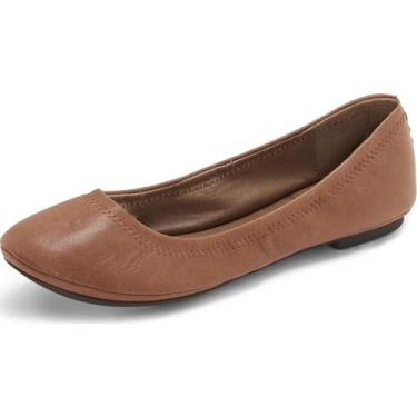 Imagem de Lucky Brand Sapatilha feminina Emmie Ballet, Bourbon, 7.5 Wide