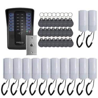 Imagem de Kit Porteiro Condominial Collective 12 Pontos Intelbras