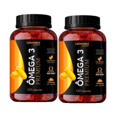 Imagem de Ômega 3 Premium Epa 900mg Dha 600mg 240 Cápsulas - 2 Frascos x120 caps