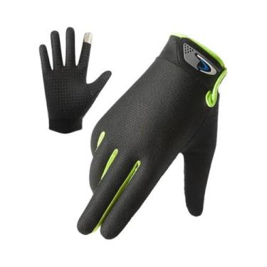 Imagem de Luvas de Pesca e Ciclismo Touchscreen - Antiderrapantes e Respiráveis 