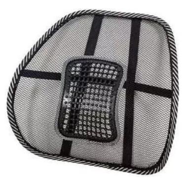 Imagem de Encosto Lombar Apoio Suporte Ergonomico Costas Motoristas Cadeira Banco