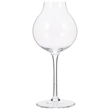 Imagem de UPKOCH Taça de vinho de vidro transparente, copo de uísque de haste longa, flauta de brindar para casamento e festa de Natal, 260 ml