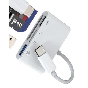 Imagem de Adaptador de leitor de cartão SD USB C 8