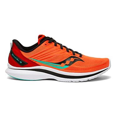 Imagem de Saucony Tênis de corrida masculino Kinvara 12, Vizi/Scarlet, 12