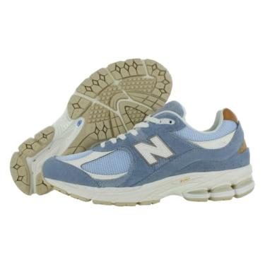Imagem de New Balance Tênis masculino 2002, tênis esportivo, Azul/bege/azul, 46