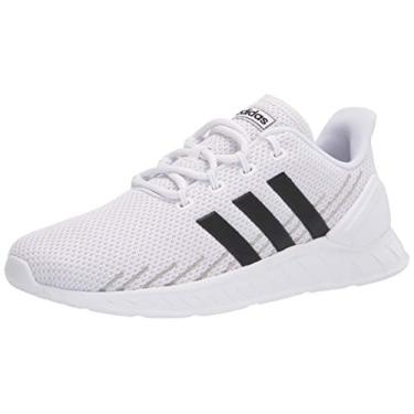 Imagem de adidas Tênis de Corrida Masculino Questar Flow Nxt, Branco/Preto/Cinza, 7.5
