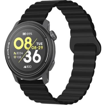 Imagem de LeyuBand Relógio de silicone de 22 mm compatível com Coros PACE 3/APEX 2 PRO/APEX PRO/APEX 46 mm para homens e mulheres