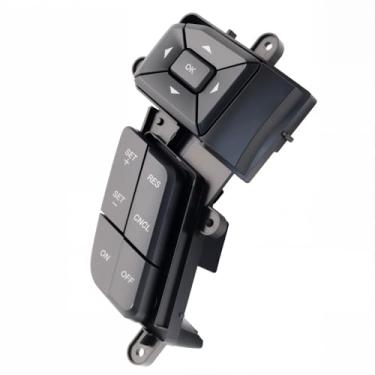 Imagem de Interruptor de controle de volante para caminhões/SUVs Ford 2015-2023 - Conjunto de botões multifunções do lado esquerdo com controle de cruzeiro FL3Z-9C888-AA (para F-150/Navigator/Super Duty
