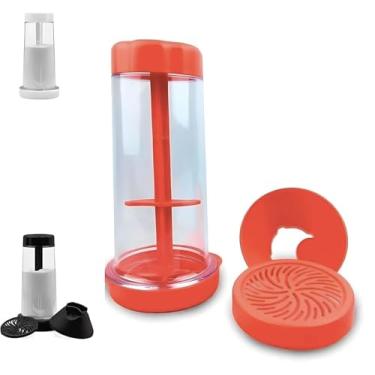 Imagem de Peneira com Misturador Manual para Tapioca, Plástico, 500g, 23cm Altura x 11cm Diâmetro, Cores Sortidas