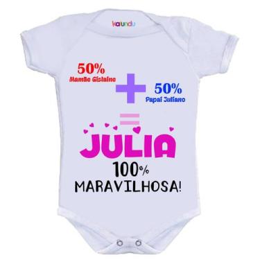 Imagem de Body Divertido - 50% Papai e Mamãe - KALUNDU KIDS, GG