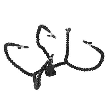 Imagem de Cryfokt Artesanato, Joias, Hobby, Solda, Ferramenta de Mãos Amigas, 5 Garras, Sem Arranhões, Braço Leve e Flexível, Base Estável para Profissionais de Soldagem e Amadores (Preto)