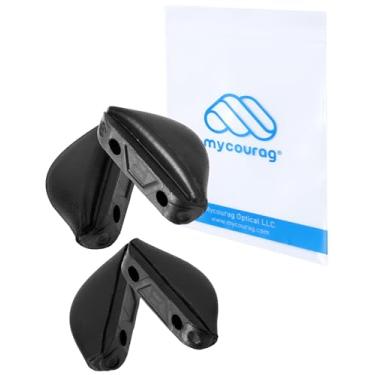 Imagem de MYCOURAG Peças de substituição de borracha para nariz compatíveis com óculos de sol Oakley Crosslink Pro Sweep Pitch, Preto, One Size