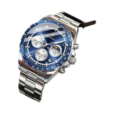 Imagem de Relógio De Pulso Masculino Militar À Prova D'Água Com Cronógrafo Lumin