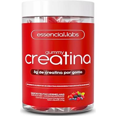 Imagem de GUMMY de CREATINA PURA com 3g de Creatina por Gummy - 30 Doses - Sabor Frutas Vermelhas