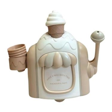 Imagem de KiBcsLic Brinquedo de Banho Sorvete de Bolhas, Brinquedo Educativo para Desenvolvimento Da Coordenação Fina, para Crianças de 3 a 8 Anos, Presente