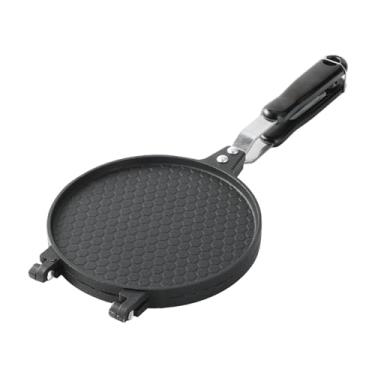 Imagem de Ｂｅｓｇａ Máquina de fazer cones de waffle e sorvete, dupla face, fácil de limpar, antiaderente, para crepes, ideal para acampamentos, utensílios de cozinha e, 17cm