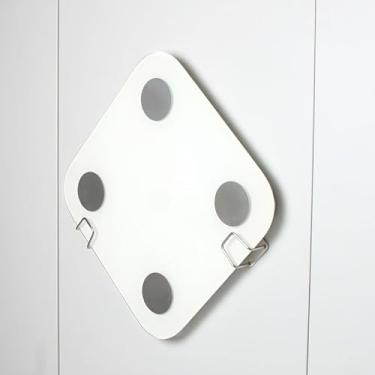 Imagem de [Suporte organizador de parede para balança corporal] Suporte universal sem marcação para balança, suporte sem costura, compatível com equipamentos de ginástica para banheiro/academia em casa