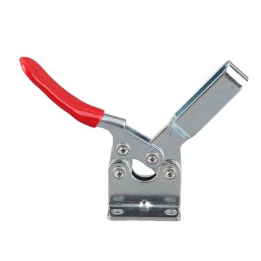 Imagem de Braçadeira articulada horizontal vertical de aço carbono Ferramenta manual resistente à ferrugem galvanizada para máquinas de marcenaria Montagem mecânica Fixação de peças (201-B)