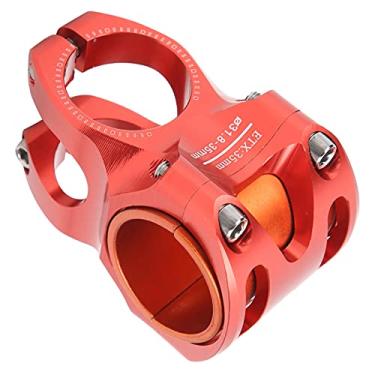 Imagem de aqxreight Haste de Guiador de Bicicleta de Alumínio CANSUCC - Ajuste Universal para Substituição de Haste Leve de Guidão de 31,8 Mm e 35 Mm (S35 vermelho)