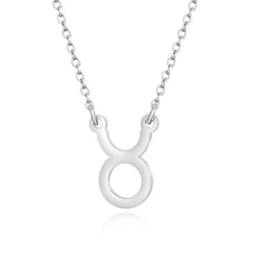 Imagem de Colar feminino com 12 zodíacos, pingente de horóscopo banhado a ouro 18K, colar de constelação de astrologia, presentes de irmã para mulheres, Large, Aço inoxidável, Sem Pedra Preciosa