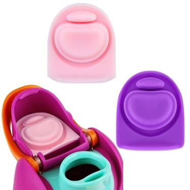 Imagem de GIcGIeo 2 peças de rolha de substituição compatível com Owala FreeSip 947 ml, tampa superior de garrafa de água para Owala 16/19/24/32/1,190 g, tampa de vedação de garrafa, peças de tampão de boca