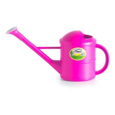 Imagem de Regador de Plantas Decorativo 1.5L - Plástico Durável com Bico Fino e Modo Chuveiro, Ideal para Jardim, Jardinagem, Horta e Plantas Domésticas (Rosa)