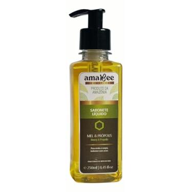 Imagem de Sabonete Íntimo Amabee da Amazônia, Hidratação Natural e Proteção, Ação Antimicrobiana e Calmante, 250ml, com Própolis e Barbatimão
