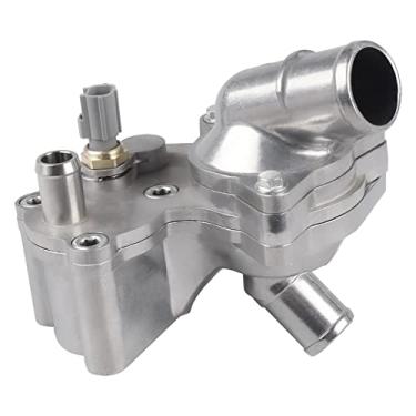 Imagem de WMPHE Kit de montagem de alumínio para termostato de substituição para 2L2Z8592BA 2L2Z8592BB compatível com Explorer 2002-2010 2007-2010 Explorer Sport Trac 2002-2010 Mountaineer, termostato de refrigeração