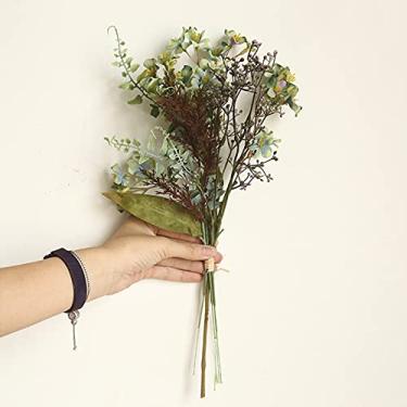 Imagem de CZCZC Buquê de decoração de casa, arranjo de flores, casamento, noiva, segurando flores, resistente a UV, escritório, exterior, interior, flor falsa
