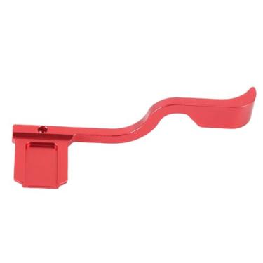 Imagem de Jopwkuin Câmera Polegar para Cima Aperto Ergonômico Liga de Alumínio Quente Sapato Resto Aperto de Mão para R6ii R7 R8 Fotografia Acessórios (Vermelho)