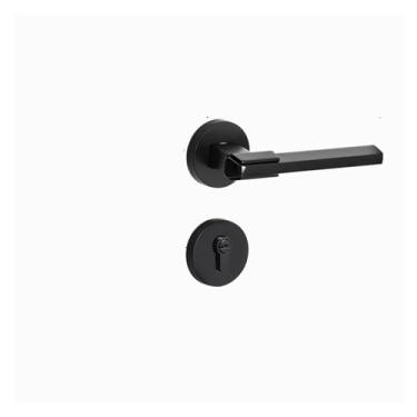 Imagem de Fechadura de porta de quarto fechadura de porta de madeira interior silencioso estilo nórdico moderno fechadura magnética maçaneta de porta de liga de zinco (Yahei para 7255 magnético)